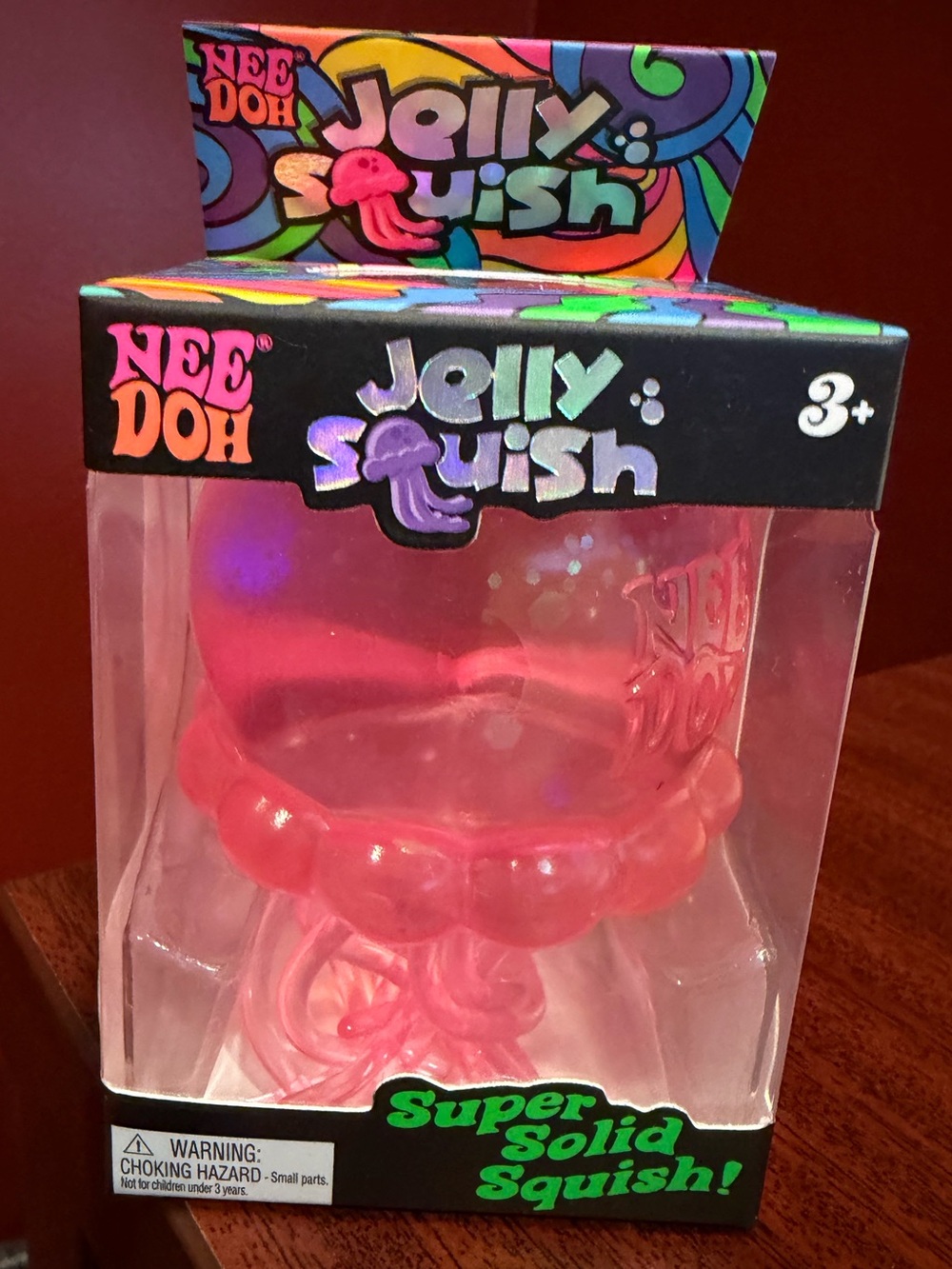 NeeDoh Jelly Squish -Pink